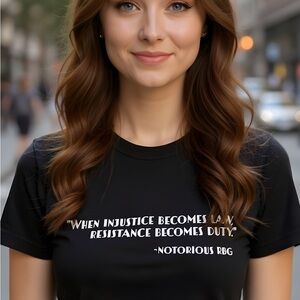 Black Graphic T-Shirt with Inspirational Quote